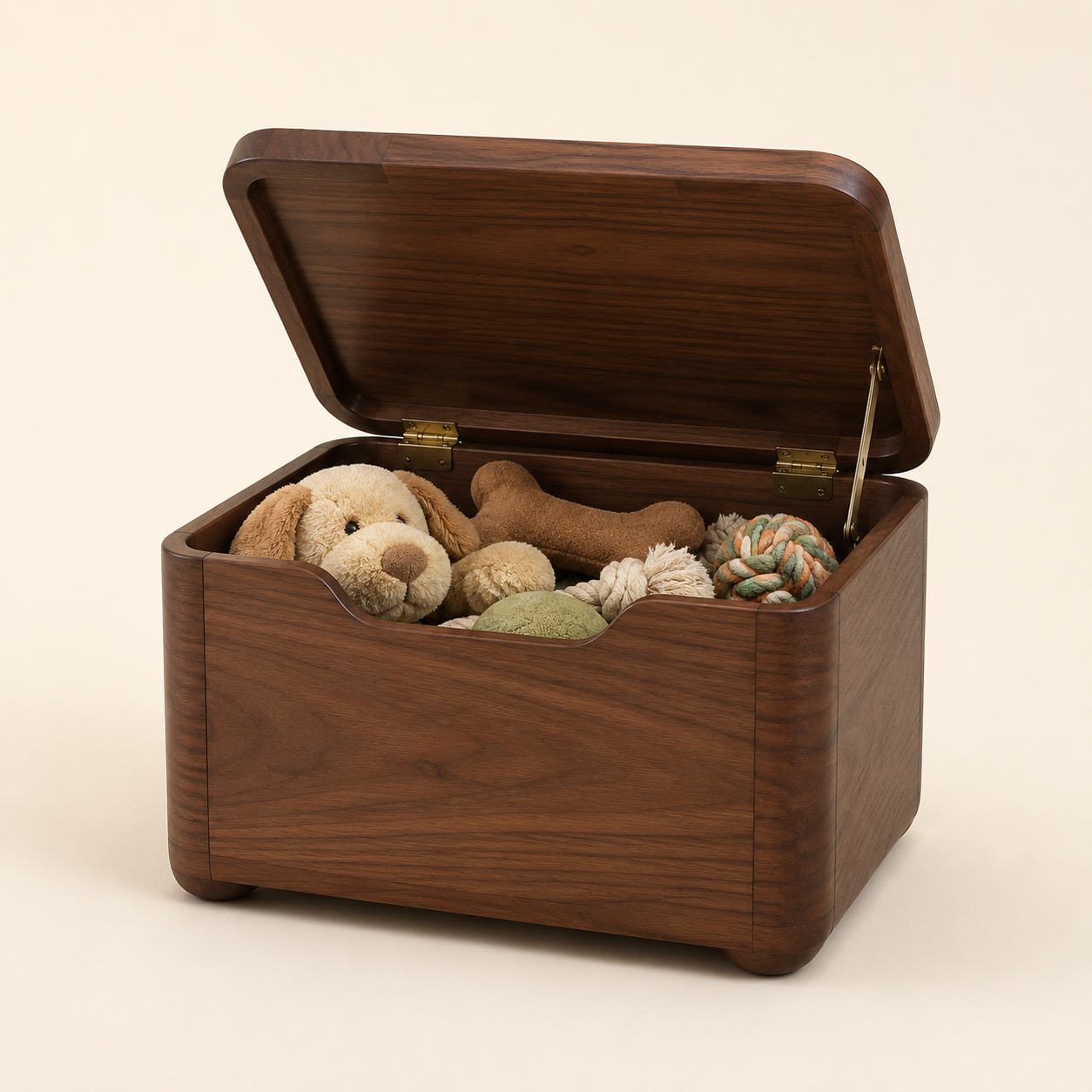 Walnut Toy Chest